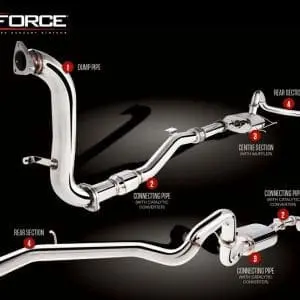Nissan Patrol GU Y61 3L TD Turbo Back Exhaust with Cat Converter