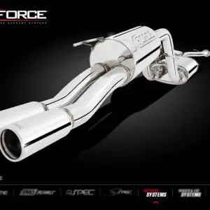 X-Force – BA BF Flacon V8 Ute Twin 2.5Inch 304 Cat Back Exhaust System