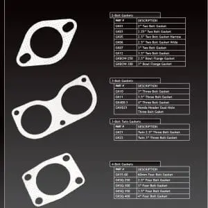 2.5" 2 Bolt exhaust gasket