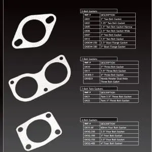 3 Bolt 4Inch Exhaust Gasket