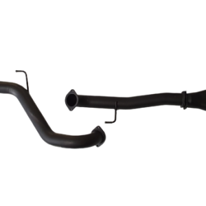 Hurricane - Twin 3" Into Single 3.5" DPF-back System - 409 Stainless Steel