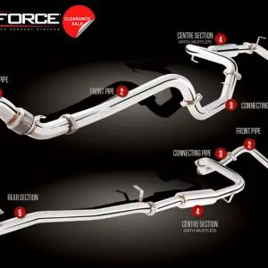 Toyota Landcruiser 76 Series Wagon Turbo Back Exhaust System