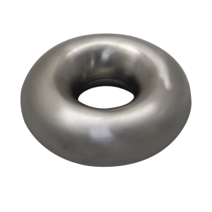 3" Brushed Stainless Steel Donut