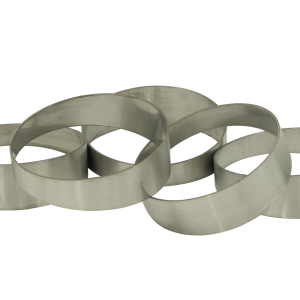 3.5inch Pie Cuts Brushed Stainless Steel 45Deg 1D