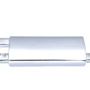Single 3Inch Side Inlet Dual 2.5Inch Side Outlet East West Muffler