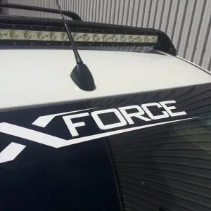 X-Force – Xforce White Window Decal