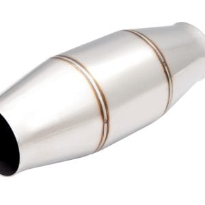 100 Cell Round Metallic Catalytic Converter with 2.5Inch Inlet