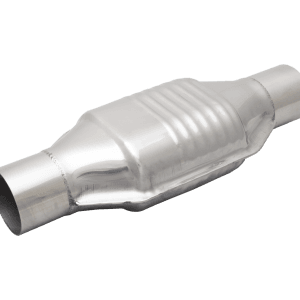 100 Cell Oval Metallic Catalytic Converter with 2.5Inch Inlet