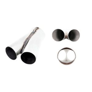 Stainless Steel Collector Twin 2Inch to Single 2.5Inch