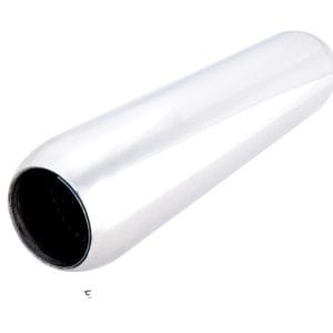 Hot Dog Resonator 4Inch Inlet 16Inch Long 304 Brushed Stainless Steel